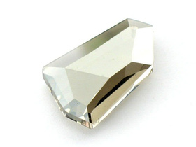 Kryształki Szklane Zawieszki Modern Dymne 36x22mm 1szt