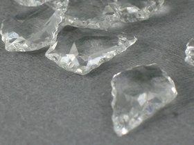 Kryształki Szlifowane Akrylowe Barok Crystal 22x15mm ~25g ~27szt