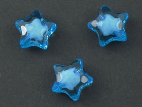Kryształki Szlifowane Akrylowe Gwiazdka Niebieski 16mm 1szt