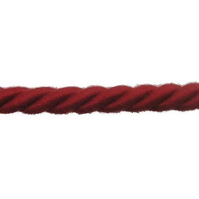 Lina Sznur Sznurek Skręcany do makramy 100% Bawełniany Czerwony 3PLY 10mm 1m