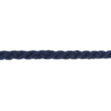 Lina Sznur Sznurek Skręcany do makramy 100% Bawełniany Granatowy 3PLY 6mm 1m