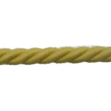 Lina Sznur Sznurek Skręcany do makramy 100% Bawełniany Miodowy jasny 3PLY 10mm 1m