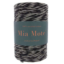 Mia Mote™ Classic Line Sznurek bawełniany skręcany do makramy 2mm moonstone + tiger eye