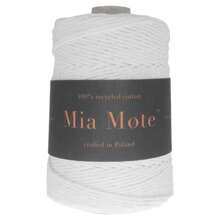 Mia Mote™ Classic Line Sznurek bawełniany skręcany do makramy 3mm chalk