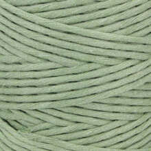 Mia Mote™ Classic Line Sznurek bawełniany skręcany do makramy 3mm green jasper