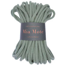 Mia Mote™ Huge Line Sznurek bawełniany 9mm green jasper