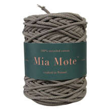 Mia Mote™ Lush Line Sznurek bawełniany 5mm deep sunstone Nowy Splot