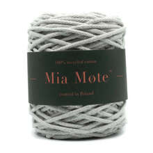 Mia Mote™ Lush Line Sznurek bawełniany 5mm halit Nowy Splot