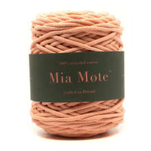 Mia Mote™ Lush Line Sznurek bawełniany 5mm peach moonstone