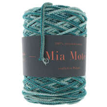 Mia Mote™ Thinny Line sznurek bawełniany 3mm miraże ombre malachite