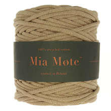 MiaMote™ Extra Lush Line sznurek bawełniany moonstone 7mm ~25mb