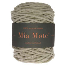 MiaMote™ Lush Line Sznurek bawełniany 5mm olive aquamarine ~50mb