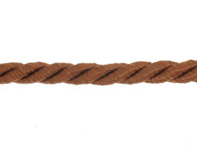 P704 Sznurek Skręcany Czekoladowy 7mm 5m