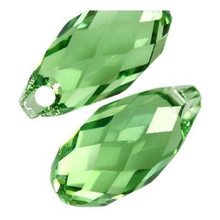 Swarovski briolette peridot 13mm 1SZT