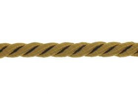 Sznurek Skręcany Wiskozowy Brązowy Jasny 5mm 20m