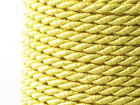 Sznurek Skręcany Wiskozowy Miód 3.2mm 25m