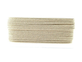 Sznurek Skręcany Wiskozowy Piasek 5mm 40m