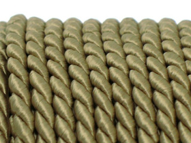 Sznurek Skręcany Wiskozowy Złoty 3.2mm 10m