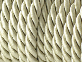 Sznurek Skręcany Wiskozowy Złoty 5mm 40m