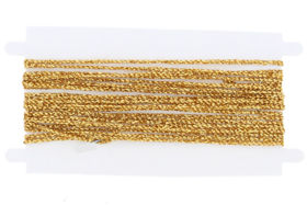 Sznurek Stilon Metalizowany Złoty 2mm 50m Szpula