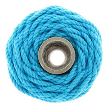 Sznurek bawełniany skręcany linka 3PLY do makramy niebieski 3mm ~100m