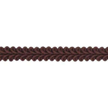 Taśma bawełniana dekoracyjna 100% bawełny brąz 11mm 25m