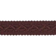 Taśma bawełniana dekoracyjna 100% bawełny brąz 16mm 20m