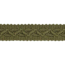 Taśma bawełniana dekoracyjna 100% bawełny oliwkowy 16mm 20m