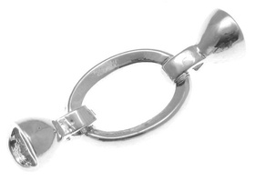 Zapięcie do Wklejania Zatrzaskowe Owal 35x14mm 1szt