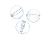 Koraliki Akrylowe Gładkie Transparentny 10mm 54szt