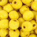 Koraliki Drewniane Drewno Kula Żółty 10mm ~60g ~200szt