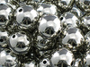 Koraliki Przekładki Akrylowe Kula Platerowane 18mm 36g 12szt
