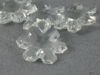 Kryształki Akrylowe Szlifowane Gwiazdka Śnieżynka Crystal 28x24mm 30szt
