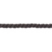 Lina Sznur Sznurek Skręcany do makramy 100% Bawełniany Antracyt 3PLY 6mm 1m