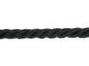 P900 Sznurek Skręcany Czarny 7mm 5m