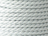 Sznurek Skręcany Wiskozowy Biały 3.2mm 1m