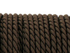 Sznurek Skręcany Wiskozowy Brązowy Ciemny 3.2mm 1m