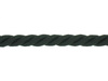 Sznurek Skręcany Wiskozowy Czarny 5mm 1m