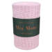 Sznurek bawełniany skręcany do makramy eco różowy jasny 2mm