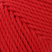 Sznurek bawełniany skręcany linka 3PLY do makramy bordowy jasny 5mm ~100m