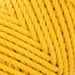 Sznurek bawełniany skręcany linka 3PLY do makramy żółty słonecznikowy 3mm ~100m