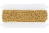 Taśma Tasiemka Pasmanteryjna Ozdobna Metalizowana Wstążka Kolor Złoty 16mm 25m