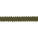 Taśma bawełniana dekoracyjna 100% bawełny oliwkowy 11mm 25m