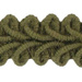 Taśma bawełniana dekoracyjna 100% bawełny oliwkowy 11mm 25m