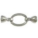 Zapięcie do Wklejania Zatrzaskowe Owal 35x14mm 5szt